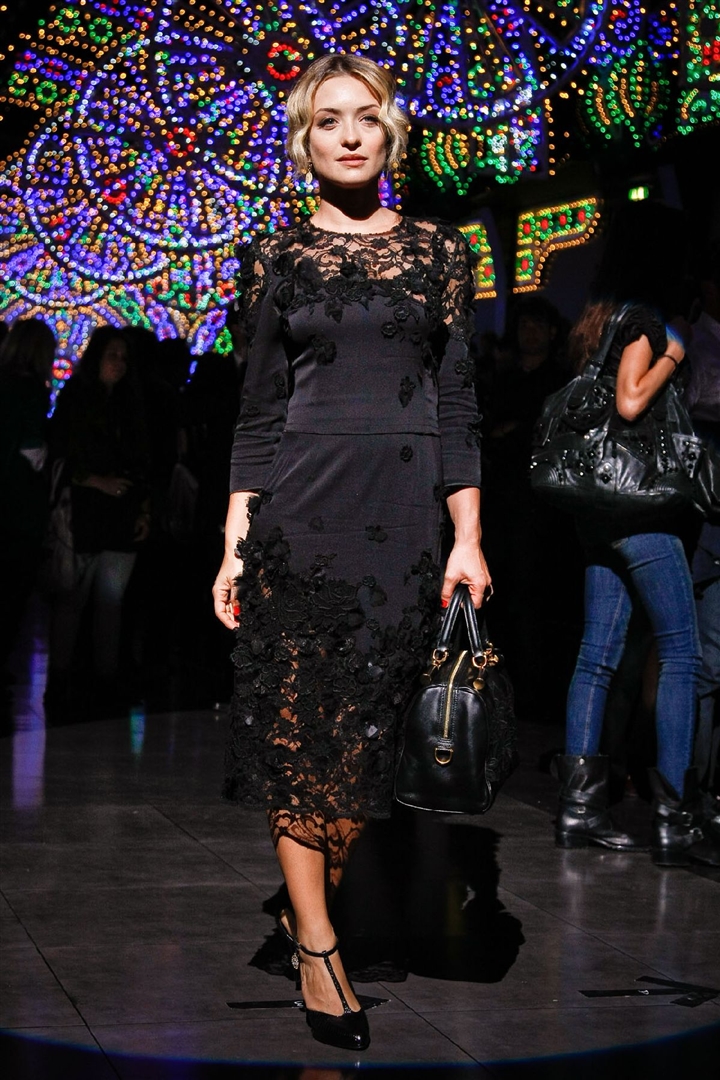 Dolce & Gabbana 2012 İlkbahar/Yaz Ön Sıradakiler